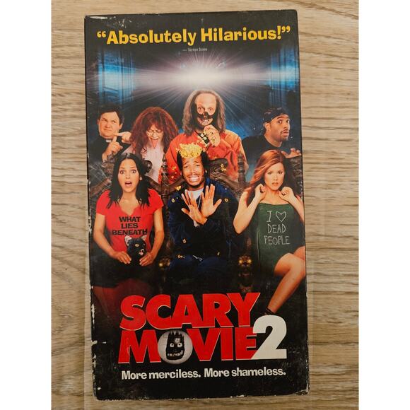 Scary Movie 2 Horror VHS Video Cassette Tape  Comedy UNTESTED - Picture 1 of 4